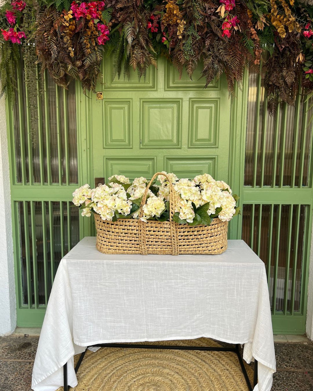 Hortensias Blancas Artificiales