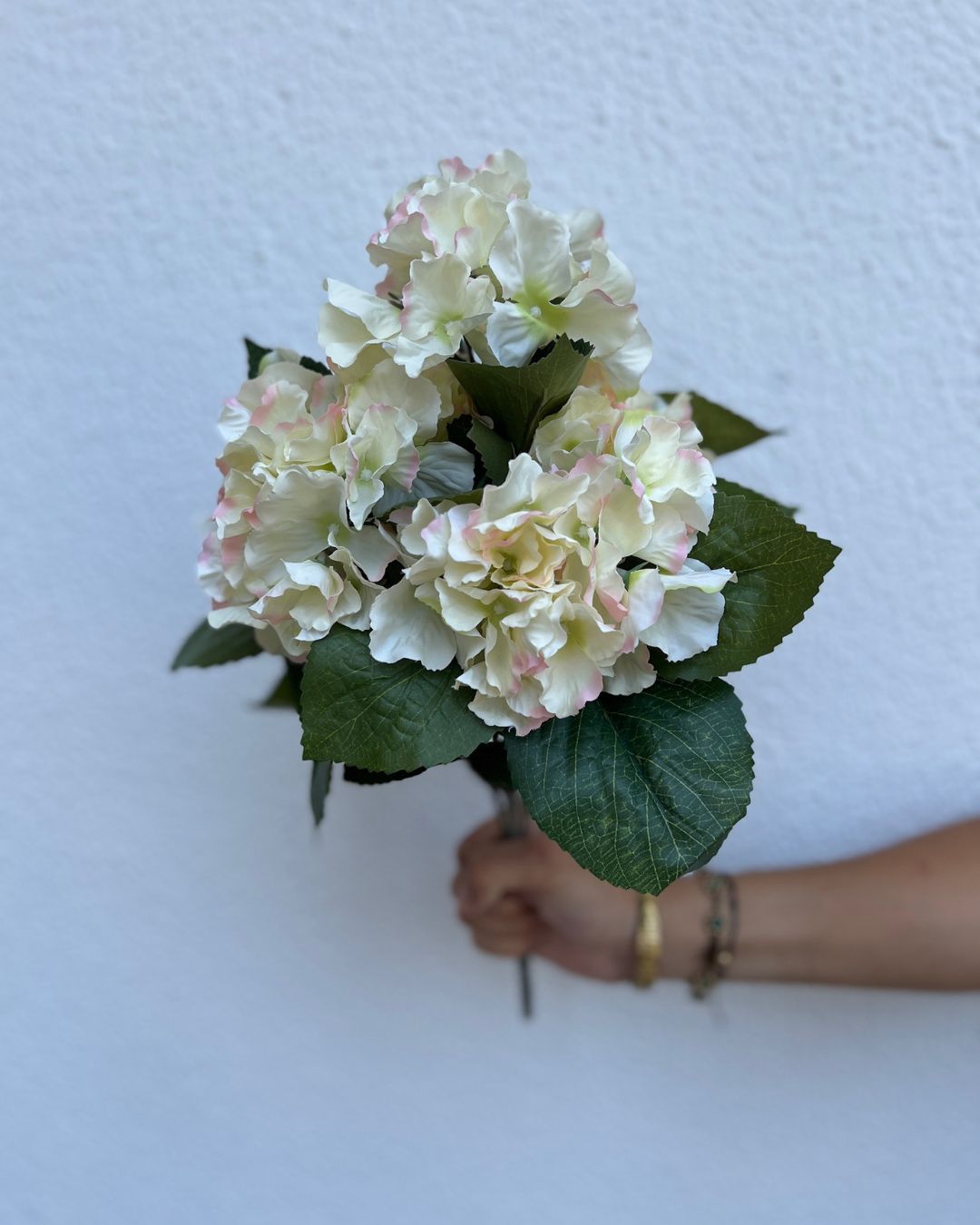 Hortensias Blancas Artificiales