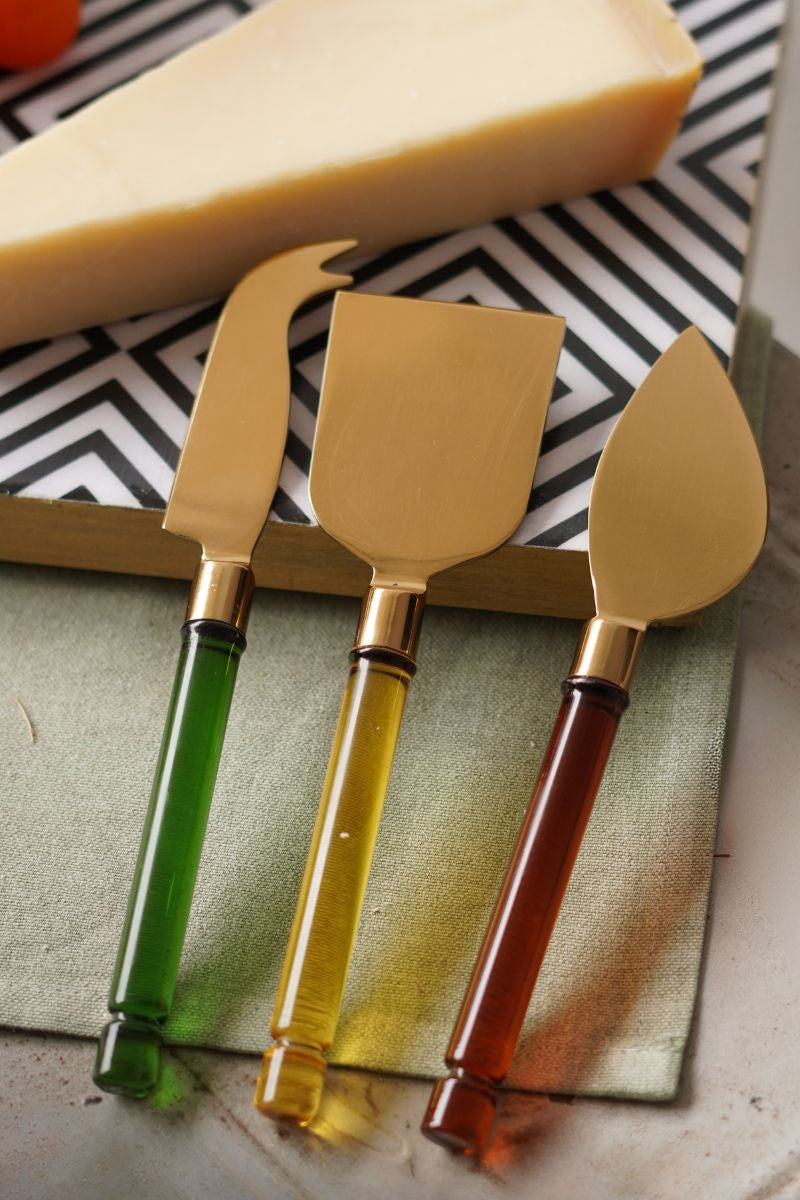 Cubiertos para quesos colores