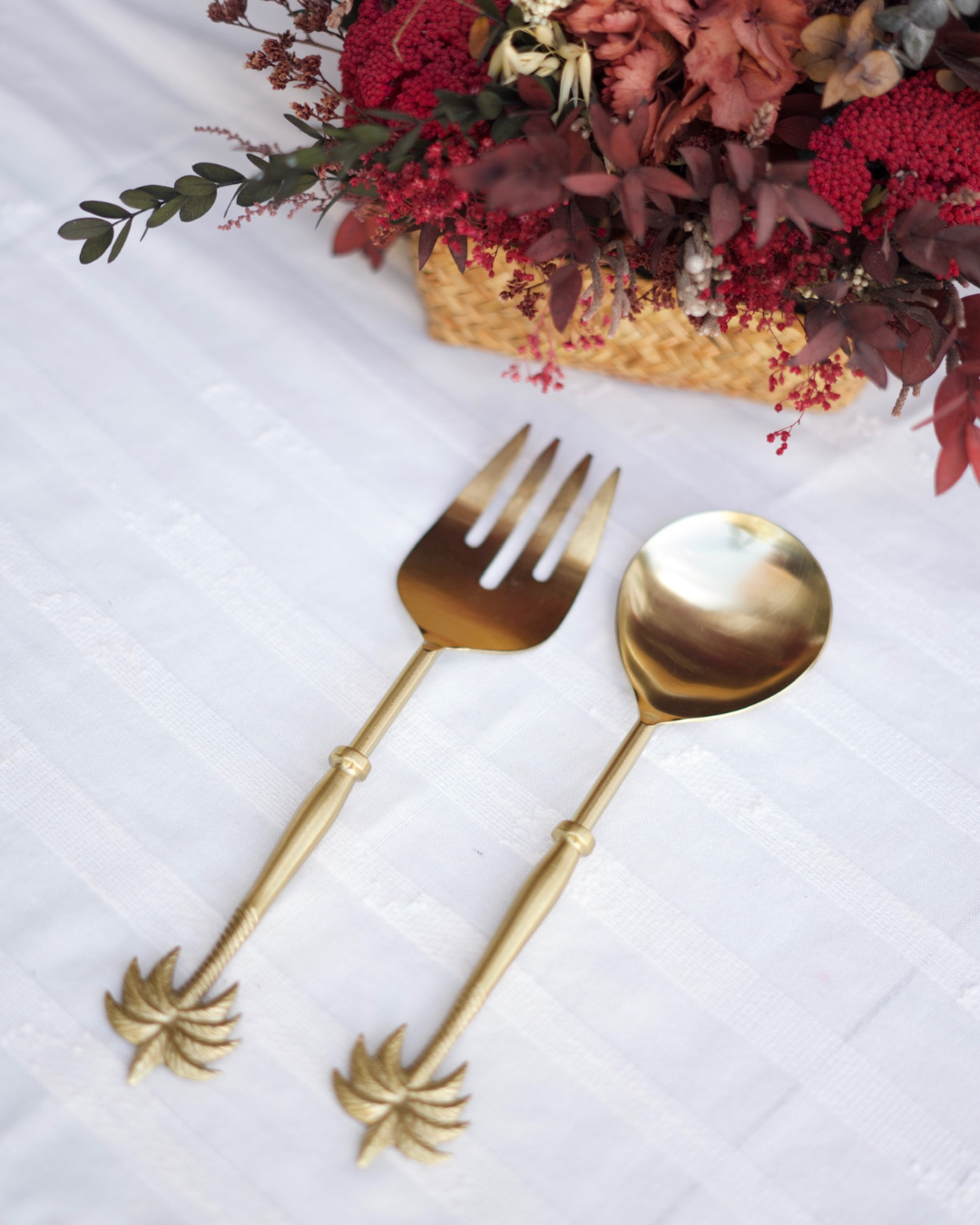 Cubiertos para servir colección palmera