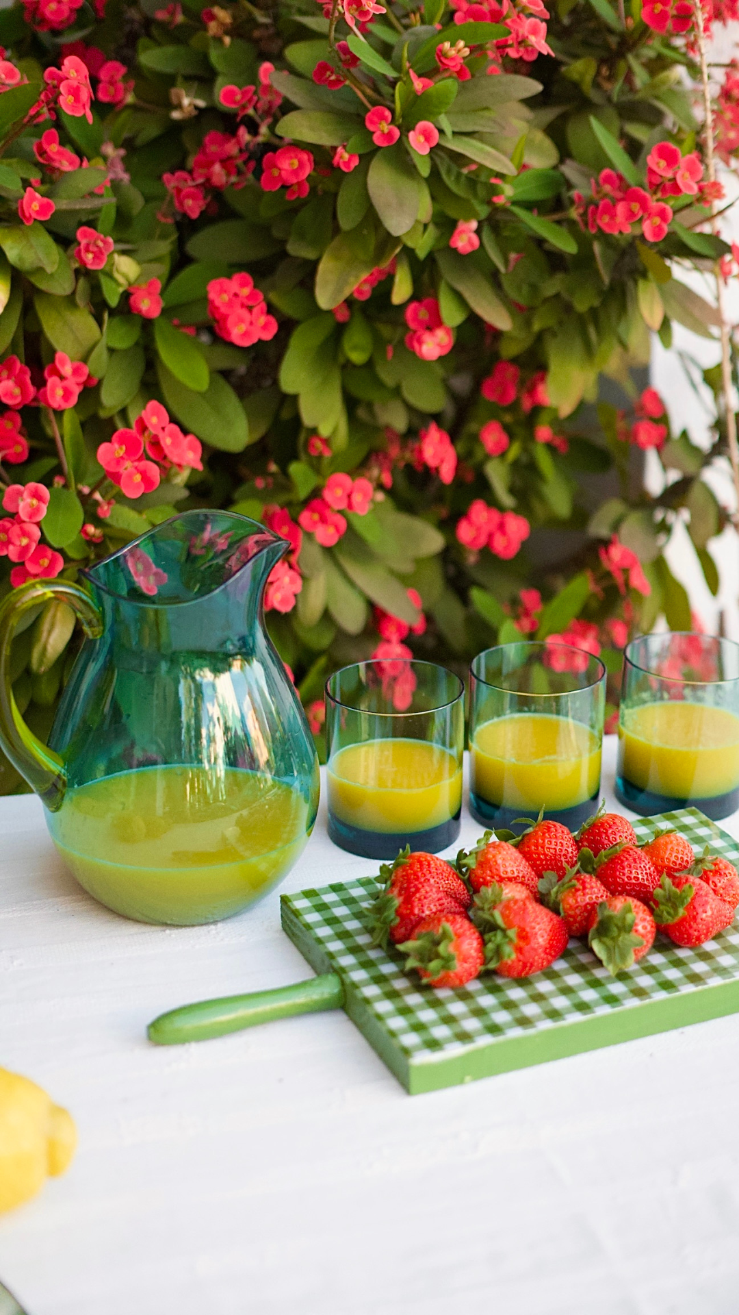 Tabla vichy verde