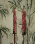 Vela rizada rosa oscuro