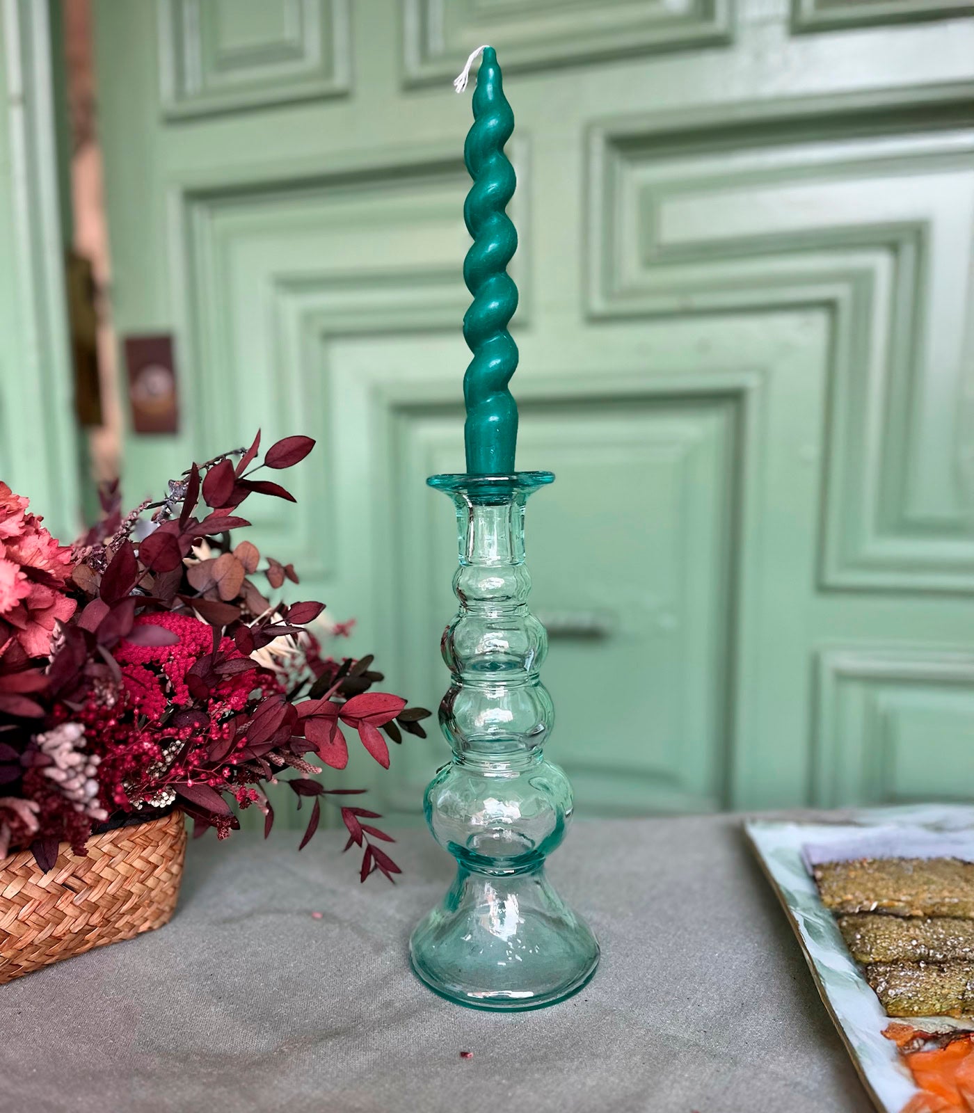 Candelabro de cristal