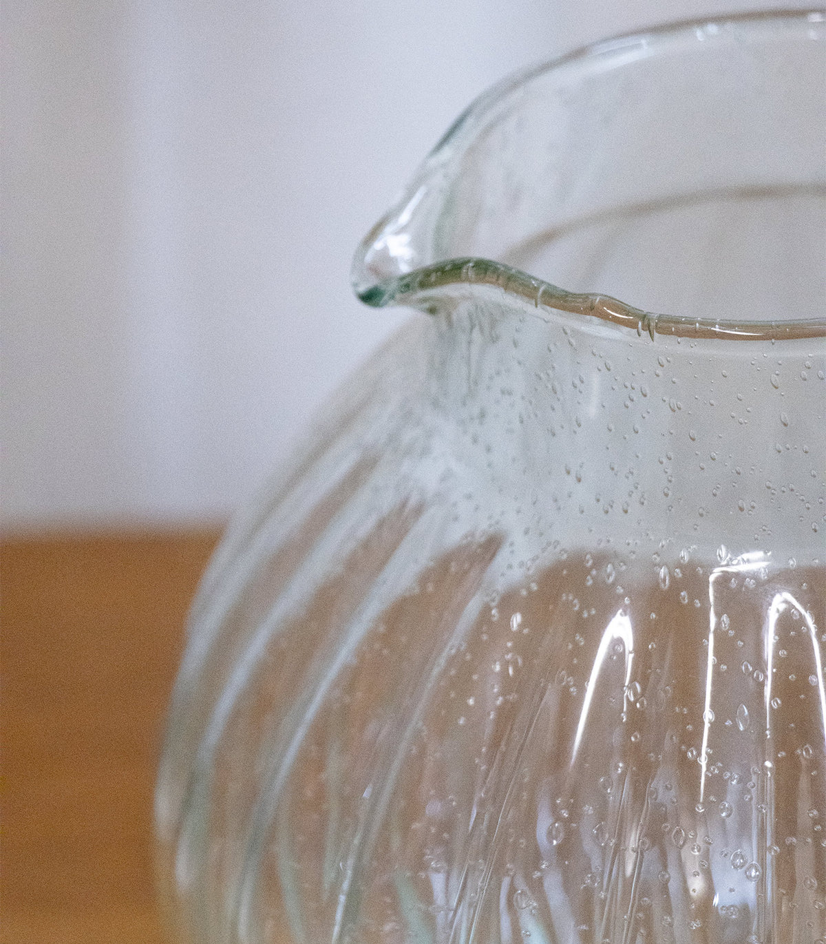 Jarra cristal con burbuja