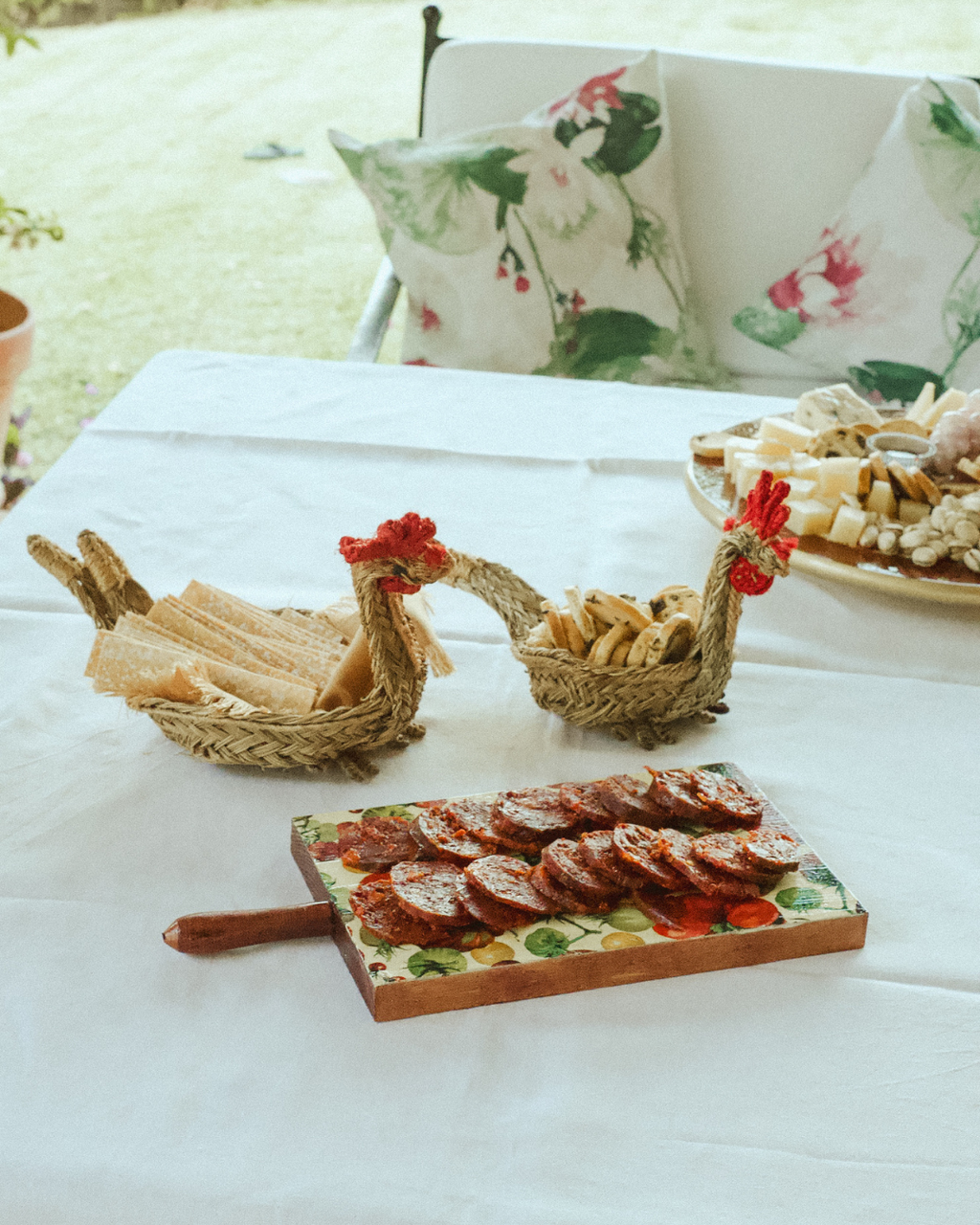 Cesta picos gallina