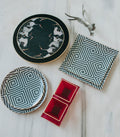 Set de aperitivo Granate & Negro