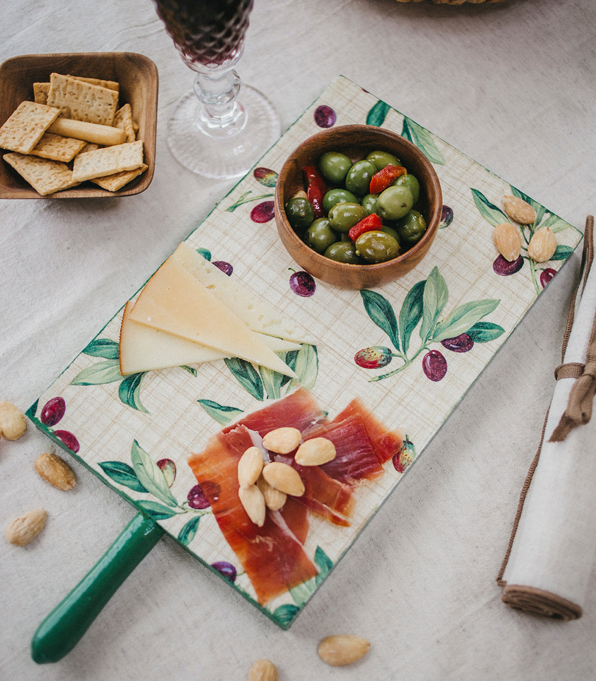 Tabla La Mela Snack Olivas