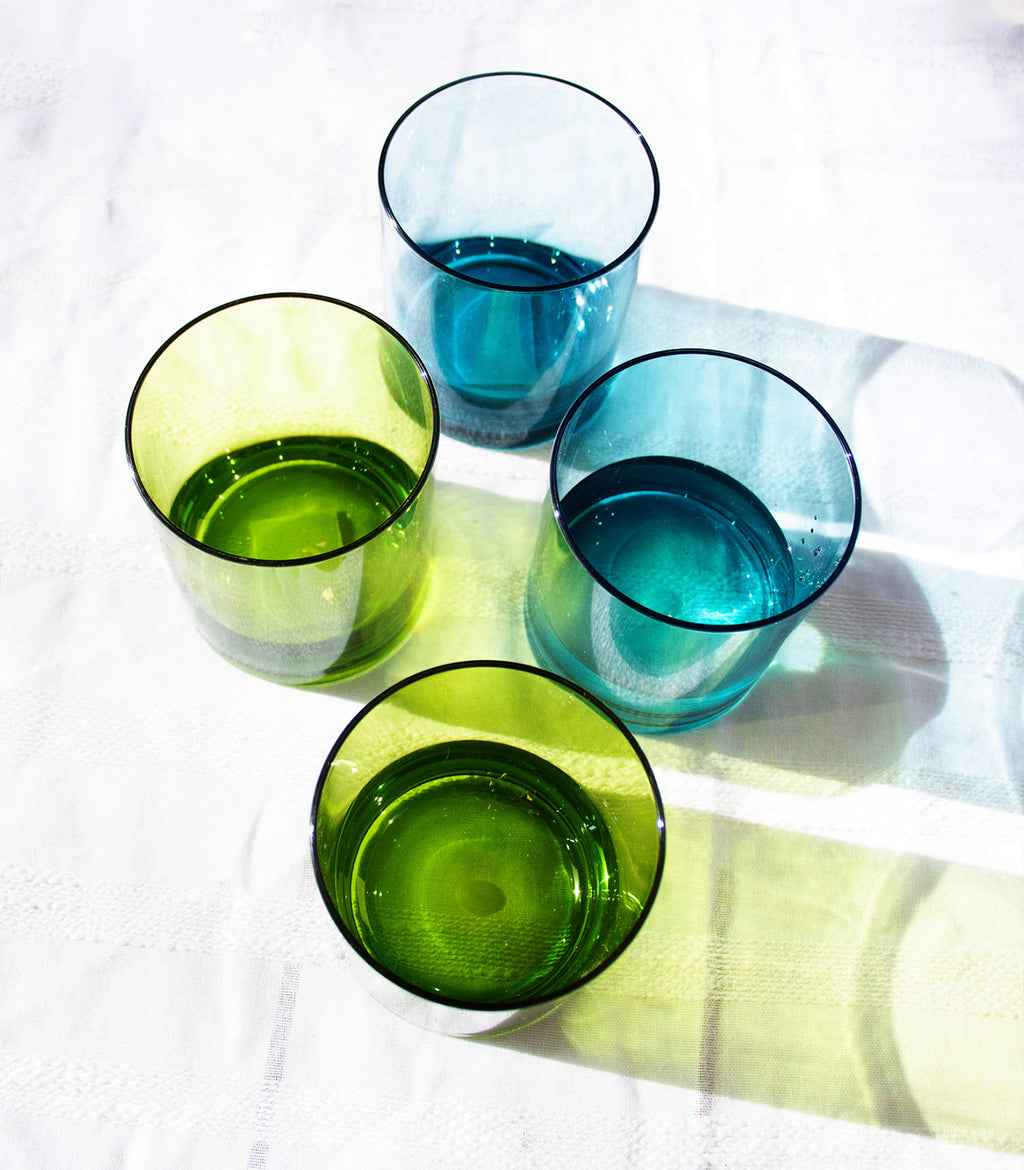 Pack 4 vasos Verde limón
