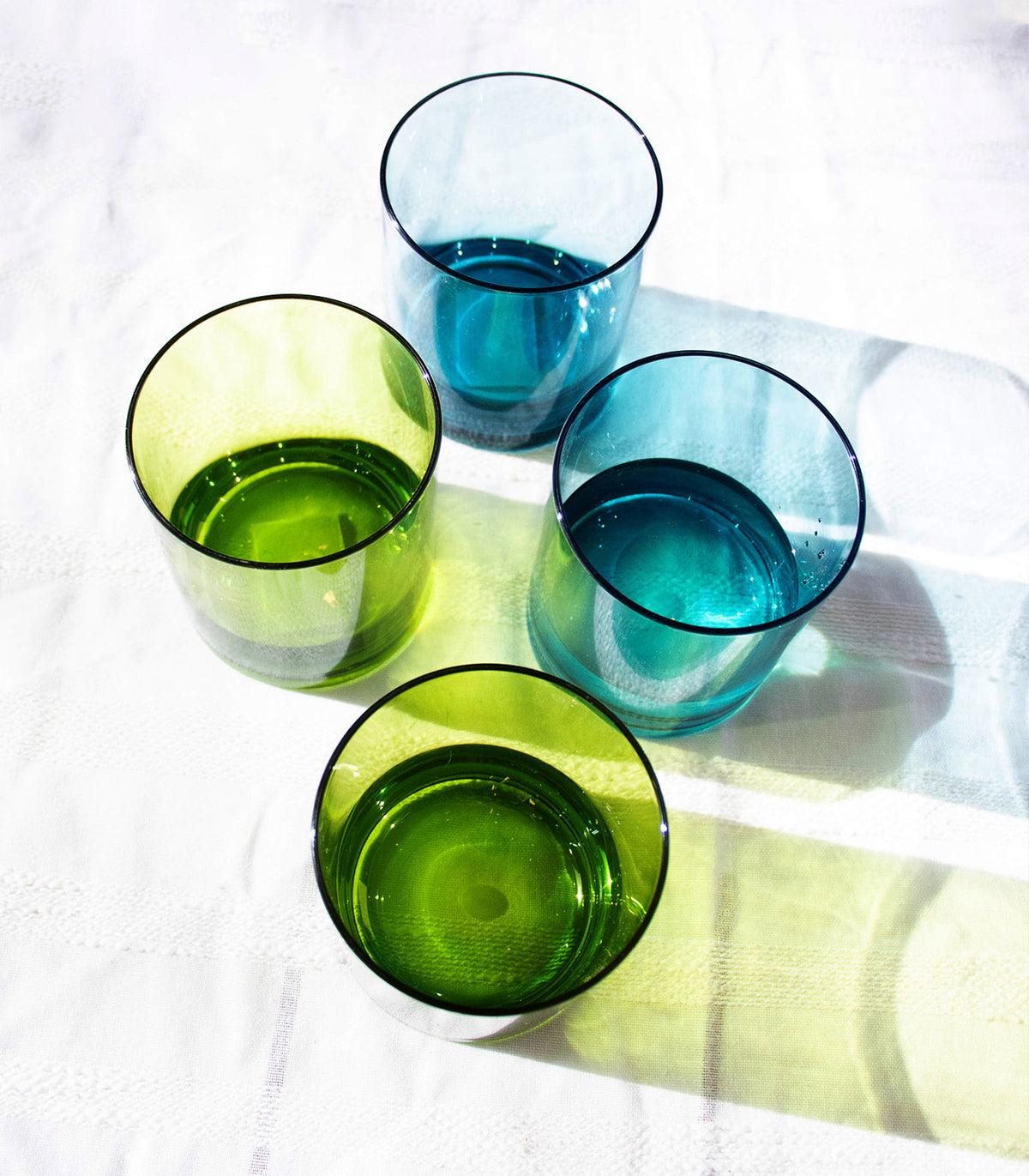 Pack 4 vasos Verde limón