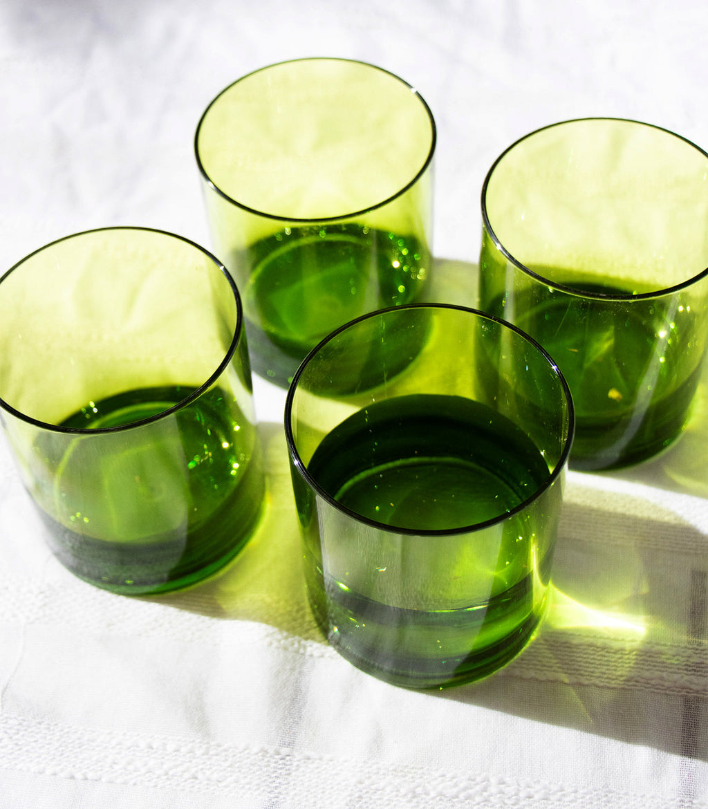 Pack 4 vasos Verde limón