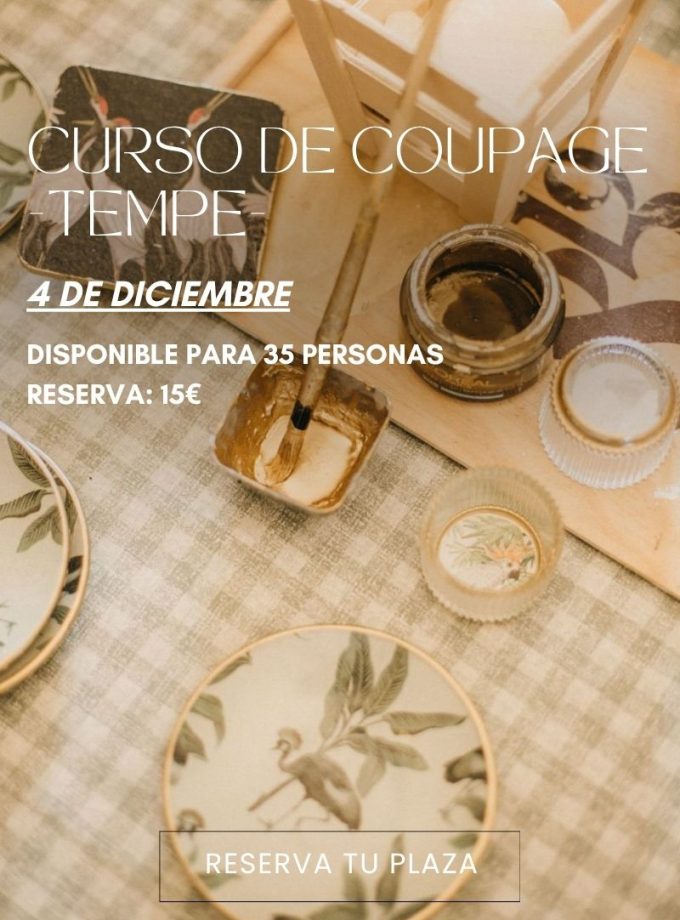 Reserva Taller Decoupage Tempe