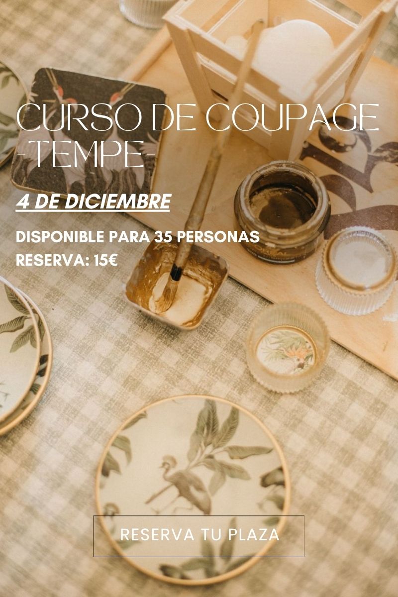 Reserva Taller Decoupage Tempe