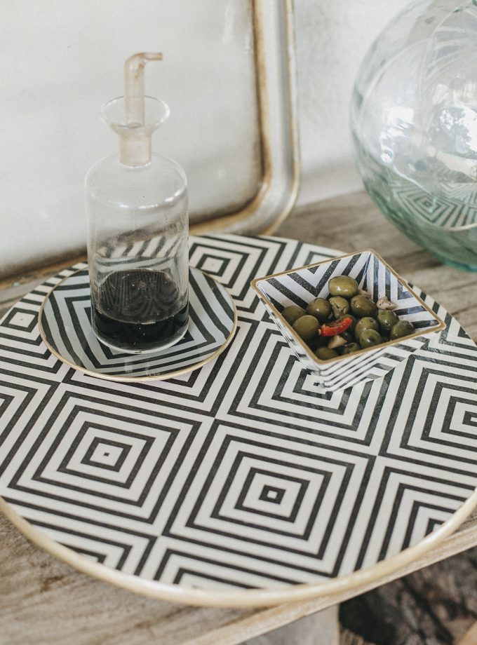 Tabla giratoria · Rayas Negras