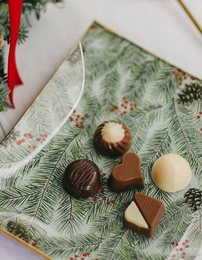 Fuente/Plato Cuadrado · Edición Navidad