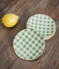 Platito de pan Vichy Verde