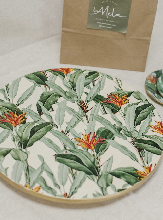 Tabla giratoria · Liso Azul La Mela