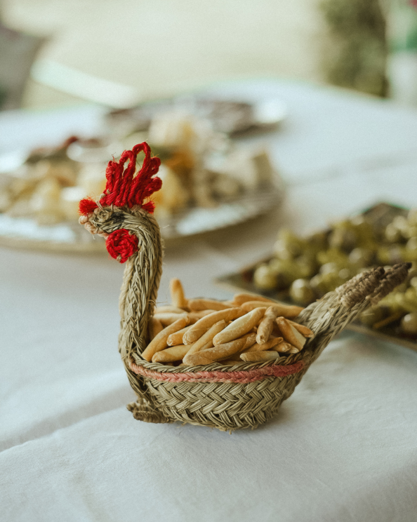 Cesta picos gallina