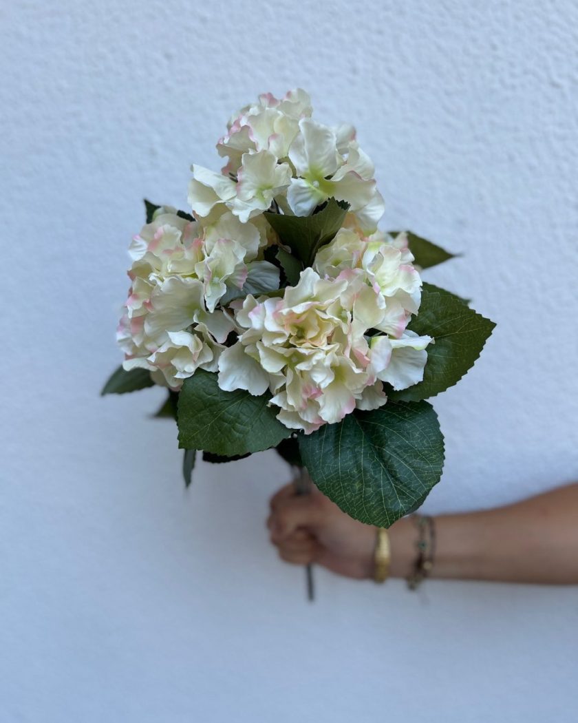 Hortensias Blancas Artificiales - Imagen 4
