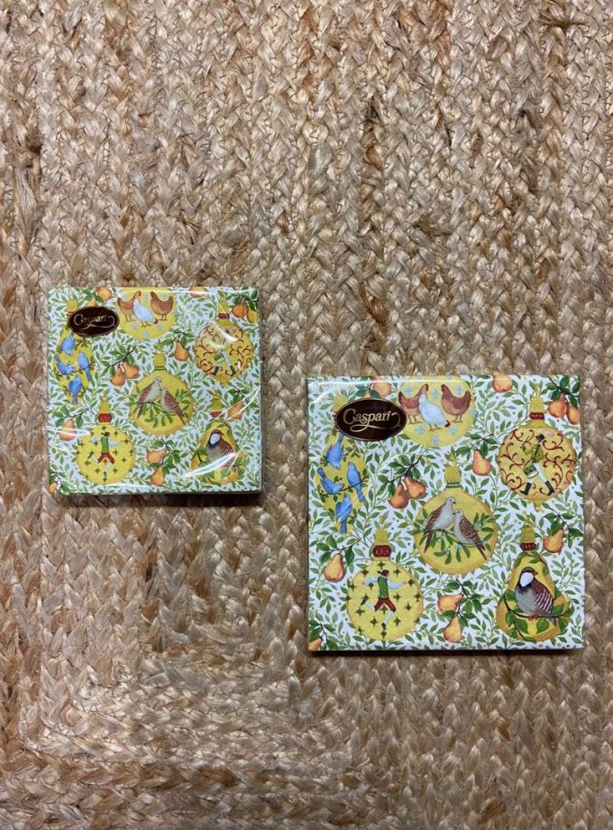 Servilleta Bolas Navidad