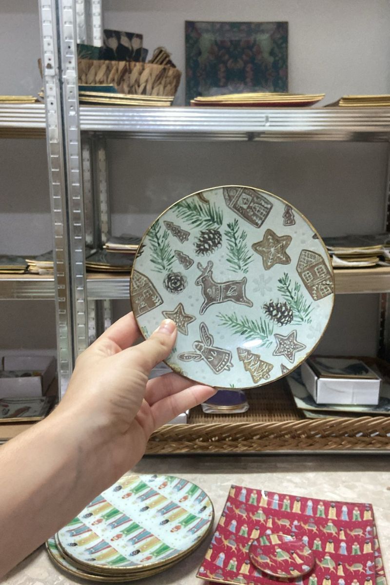 Platito Redondo Galleta Navidad - Imagen 3