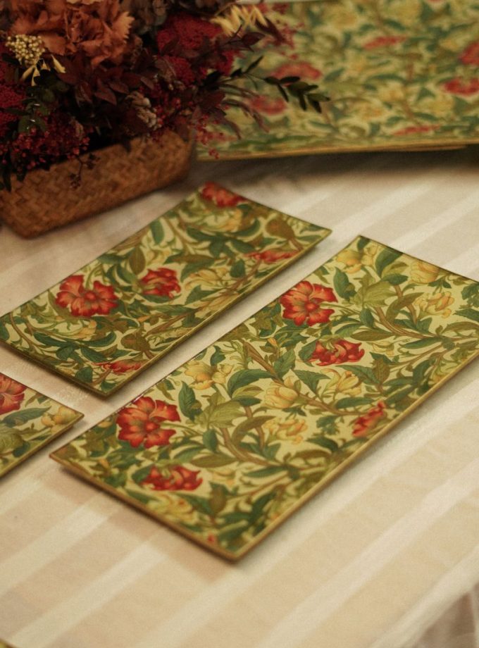 Fuente Rectangular Alicia 26x13cm