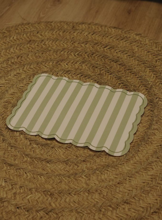 Individual de Rayas Verde