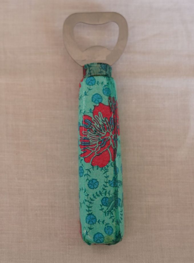 Abridor  Estampado Azul y Rosa